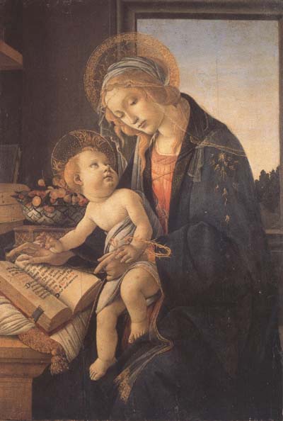 Madonna and child or Madonna of the book